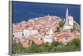 High Angle View of the Old Town with Tartini Square-Markus Lange-Framed Photographic Print