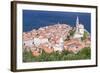 High Angle View of the Old Town with Tartini Square-Markus Lange-Framed Photographic Print