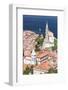 High Angle View of the Old Town with the Cathedral of St. George, Piran, Istria, Slovenia, Europe-Markus Lange-Framed Photographic Print