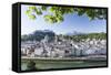 High Angle View of the Old Town-Markus Lange-Framed Stretched Canvas