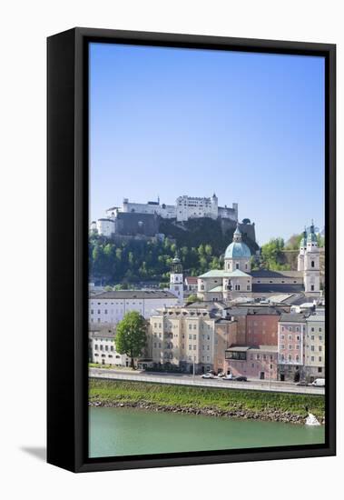 High Angle View of the Old Town-Markus Lange-Framed Stretched Canvas