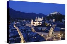 High Angle View of the Old Town-Markus Lange-Stretched Canvas