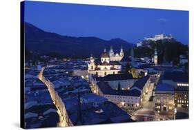 High Angle View of the Old Town-Markus Lange-Stretched Canvas