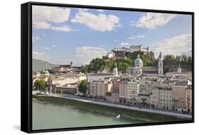 High Angle View of the Old Town-Markus Lange-Framed Stretched Canvas