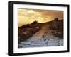 High Angle View of the Sacred Way, Ancient Thera, Santorini, Cyclades Islands, Southern Aegean-null-Framed Giclee Print