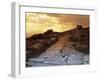 High Angle View of the Sacred Way, Ancient Thera, Santorini, Cyclades Islands, Southern Aegean-null-Framed Giclee Print