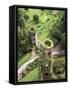 High Angle View of Towers, Blarney Castle, County Cork, Ireland-Miva Stock-Framed Stretched Canvas