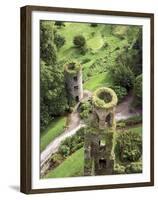 High Angle View of Towers, Blarney Castle, County Cork, Ireland-Miva Stock-Framed Premium Photographic Print