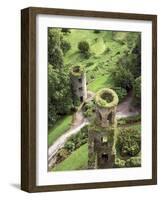 High Angle View of Towers, Blarney Castle, County Cork, Ireland-Miva Stock-Framed Photographic Print