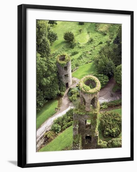 High Angle View of Towers, Blarney Castle, County Cork, Ireland-Miva Stock-Framed Photographic Print