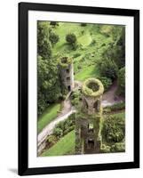 High Angle View of Towers, Blarney Castle, County Cork, Ireland-Miva Stock-Framed Photographic Print