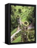 High Angle View of Towers, Blarney Castle, County Cork, Ireland-Miva Stock-Framed Stretched Canvas