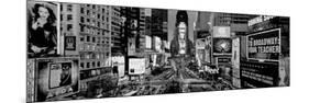 High Angle View of Traffic on a Road, Times Square, Manhattan, New York City, New York State, USA-null-Mounted Photographic Print