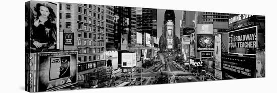 High Angle View of Traffic on a Road, Times Square, Manhattan, New York City, New York State, USA-null-Stretched Canvas