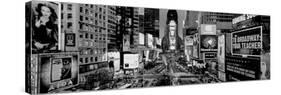 High Angle View of Traffic on a Road, Times Square, Manhattan, New York City, New York State, USA-null-Stretched Canvas