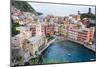 High Angle View of Vernazza, Cinque Terre, UNESCO World Heritage Site, Liguria, Italy, Europe-Peter Groenendijk-Mounted Photographic Print