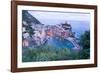 High Angle View of Vernazza, Cinque Terre, UNESCO World Heritage Site, Liguria, Italy, Europe-Peter Groenendijk-Framed Photographic Print