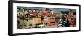 High Angle View of Warsaw, Poland-null-Framed Photographic Print