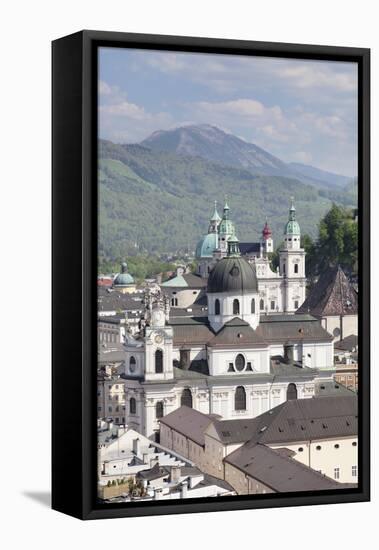 High Angle View with Dom Cathedral-Markus Lange-Framed Stretched Canvas