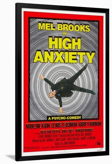 High Anxiety, Mel Brooks, 1977-null-Framed Art Print