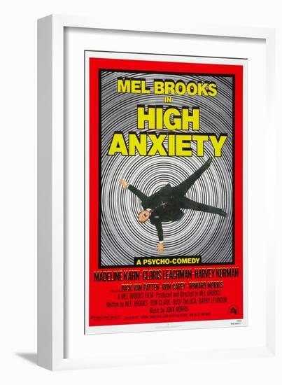 High Anxiety, Mel Brooks, 1977-null-Framed Art Print