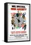 HIGH ANXIETY, US poster, Mel Brooks (top center), 1977-null-Framed Stretched Canvas