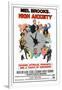 HIGH ANXIETY, US poster, Mel Brooks (top center), 1977-null-Framed Art Print