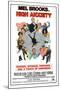 HIGH ANXIETY, US poster, Mel Brooks (top center), 1977-null-Mounted Art Print