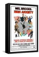 HIGH ANXIETY, US poster, Mel Brooks (top center), 1977-null-Framed Stretched Canvas
