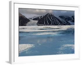 High Arctic Landscape in Spring, -40 Degrees C, Bylot Is, Baffin Is, North West Territories, Canada-Staffan Widstrand-Framed Photographic Print