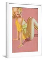 High Blond Pressure-null-Framed Art Print