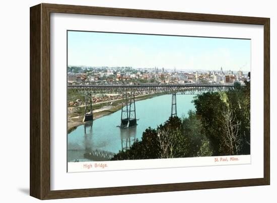 High Bridge, St. Paul, Minnesota-null-Framed Art Print