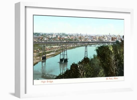 High Bridge, St. Paul, Minnesota-null-Framed Art Print