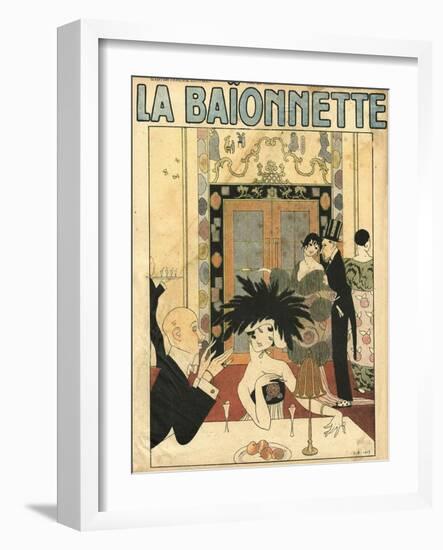 High Class Restaurant-Gerda Wegener-Framed Photographic Print