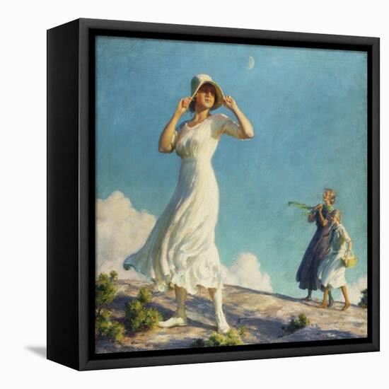 High Country, 1917-Charles Courtney Curran-Framed Stretched Canvas