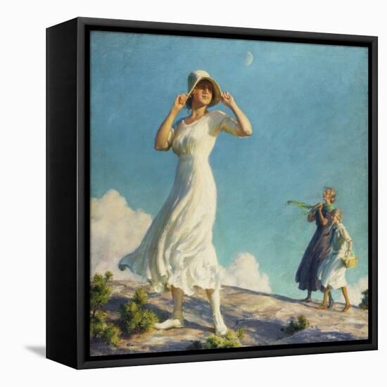 High Country, 1917-Charles Courtney Curran-Framed Stretched Canvas