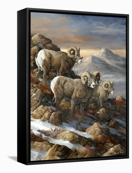 High Country Trio-Trevor V. Swanson-Framed Stretched Canvas