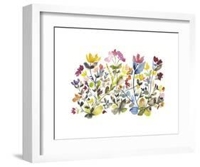 High Country Wildflowers N. 3-Kiana Mosley-Framed Art Print