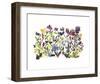 High Country Wildflowers-Kiana Mosley-Framed Art Print