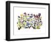 High Country Wildflowers-Kiana Mosley-Framed Art Print