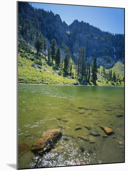 High Creek Lake and Bear River Range, Mount Naomi Wilderness, Wasatch-Cache National Forest, Utah,-Scott T^ Smith-Mounted Photographic Print