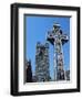 High Cross, Church of Slane Friary, County Meath, Leinster, Republic of Ireland (Eire), Europe-Nedra Westwater-Framed Photographic Print