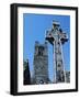 High Cross, Church of Slane Friary, County Meath, Leinster, Republic of Ireland (Eire), Europe-Nedra Westwater-Framed Photographic Print