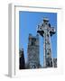 High Cross, Church of Slane Friary, County Meath, Leinster, Republic of Ireland (Eire), Europe-Nedra Westwater-Framed Photographic Print