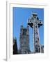 High Cross, Church of Slane Friary, County Meath, Leinster, Republic of Ireland (Eire), Europe-Nedra Westwater-Framed Photographic Print