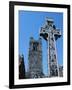 High Cross, Church of Slane Friary, County Meath, Leinster, Republic of Ireland (Eire), Europe-Nedra Westwater-Framed Photographic Print