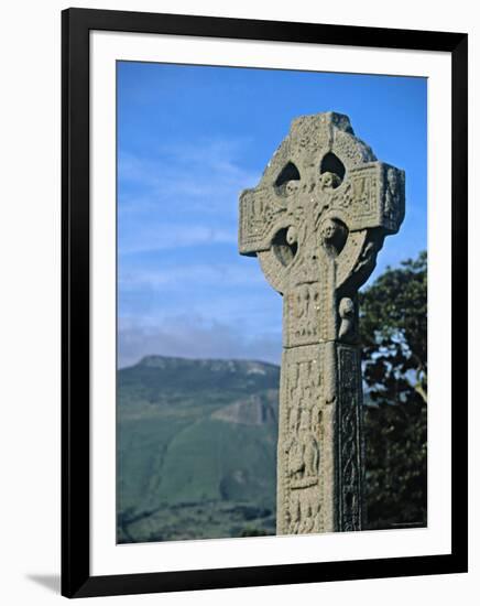 High Cross, Drumcliff Church, Yeats Country, Co. Sligo, Ireland-Doug Pearson-Framed Photographic Print