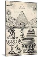 High Degree Symbols, from 'The Freemason', by Eugen Lennhoff, Published 1932-null-Mounted Giclee Print