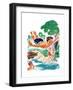 High Dive - Child Life-Keith+H215 Ward-Framed Giclee Print