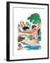 High Dive - Child Life-Keith+H215 Ward-Framed Giclee Print